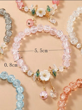 Cargar imagen en el visor de la galería, Pulsera Flor Blanca