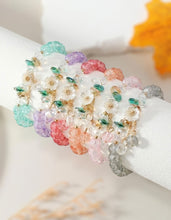 Cargar imagen en el visor de la galería, Pulsera Flor Blanca