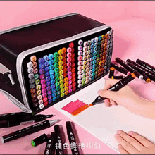 Cargar imagen en el visor de la galería, Marcadores Plumones Doble Punta