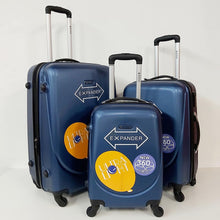 Cargar imagen en el visor de la galería, Maletas de Viaje LONDON® Policarbonato!💪 AZUL MARINO