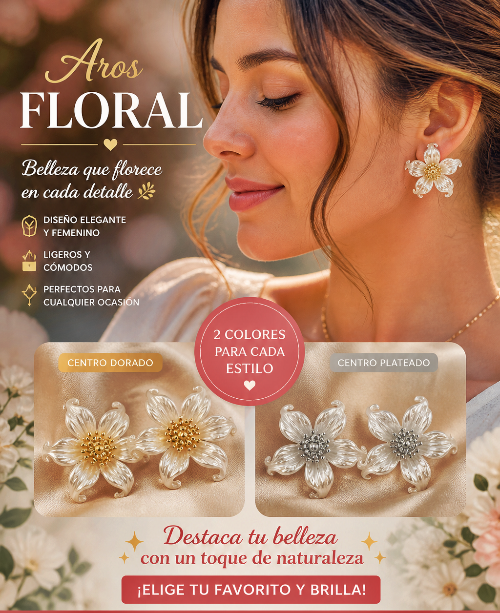 Aros Pendientes Primaveral