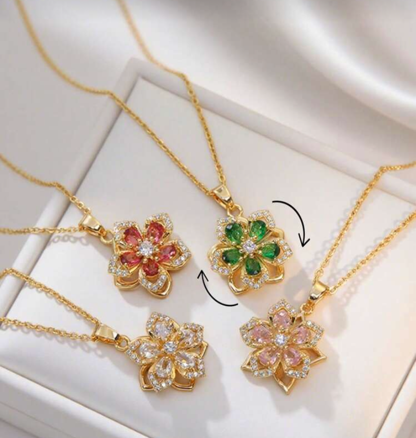 Cadena Flor giratoria