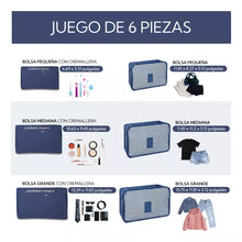 Cargar imagen en el visor de la galería, Organizador de viaje Set 6 unidades
