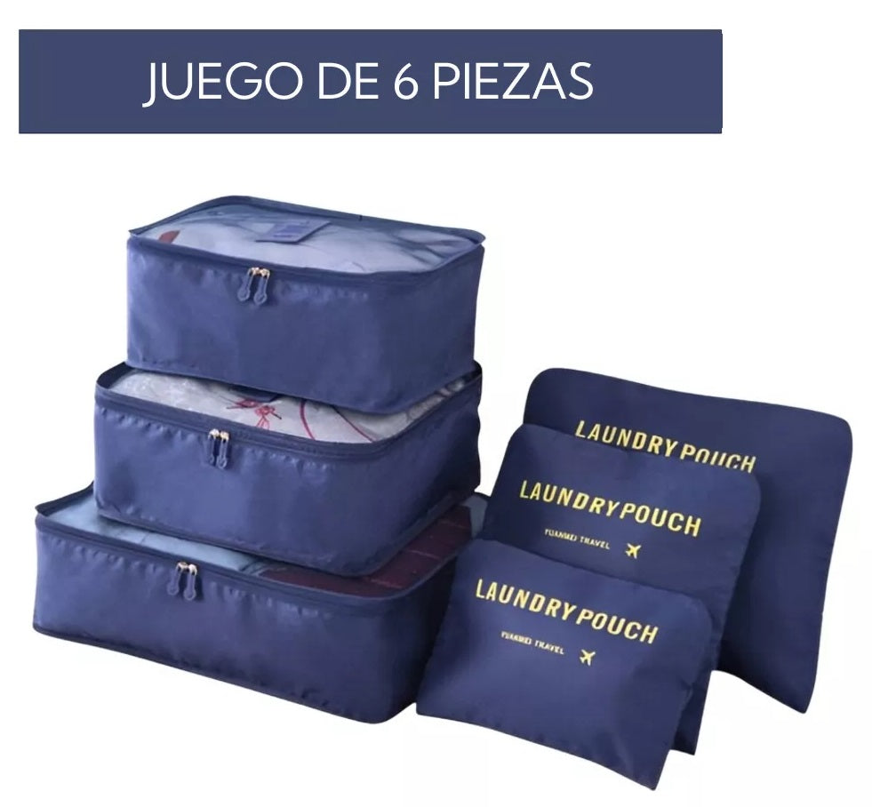 Organizador de viaje Set 6 unidades