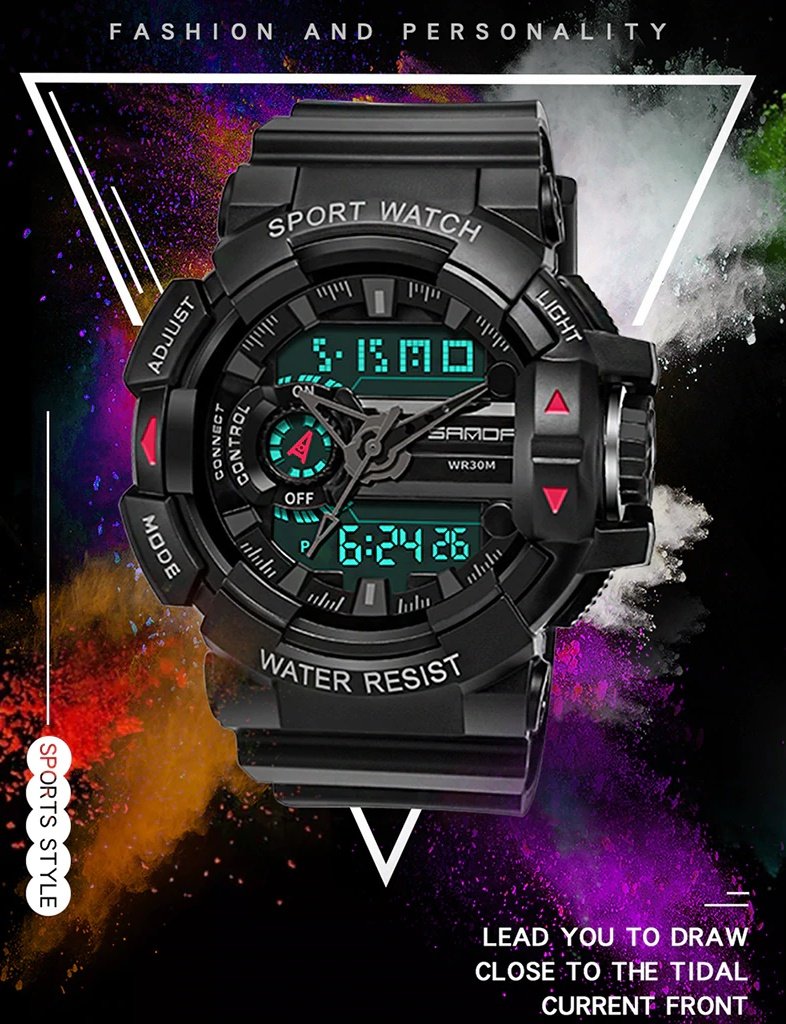 Reloj Hombre R8 SPORT (6 Colores)